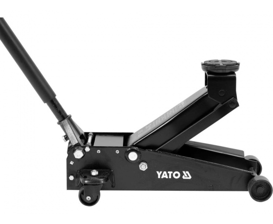 Фото 3 - Домкрат гідравлічний підкатний YATO: навантаження- 3 т, межі підйому- 130- 465 мм