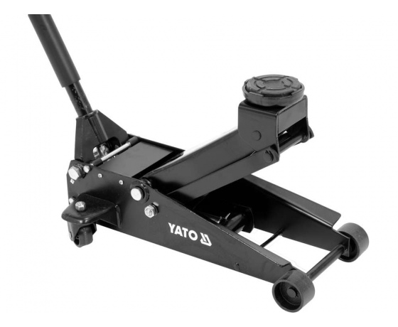 Фото 4 - Домкрат гідравлічний підкатний YATO: навантаження- 3 т, межі підйому- 130- 465 мм