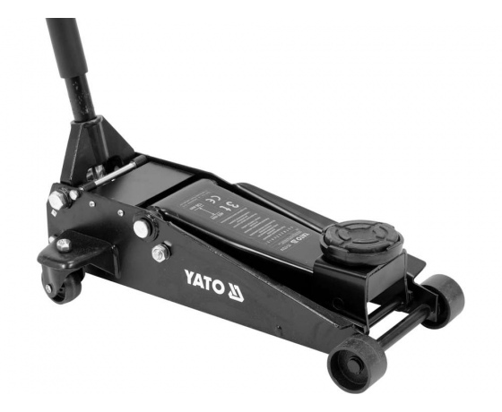 Фото 7 - Домкрат гідравлічний підкатний YATO: навантаження- 3 т, межі підйому- 130- 465 мм