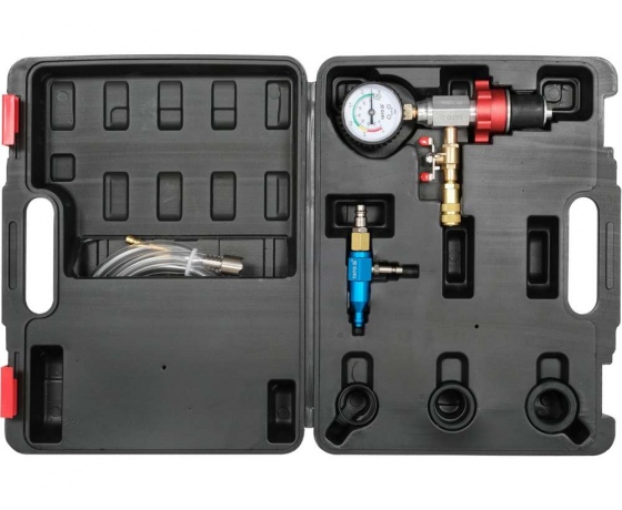 Фото 2 - Обладнання для заповнення охолоджувальною рідиною кондиціонерів YATO, адаптер Ø= 30- 48 мм, 6 елем