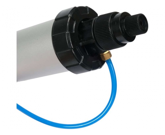 Фото 4 - Пістолет пневматичний для нанесення герметиків YATO трубовидний, V= 600 мл, L= 380 мм з алюмінію