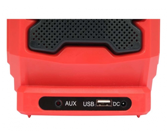 Фото 5 - Радіо від електромережі- 230 В і акумулятора Li-Ion 18 V YATO гучномовець- 3 Вт, частоти FM, AM, Blu