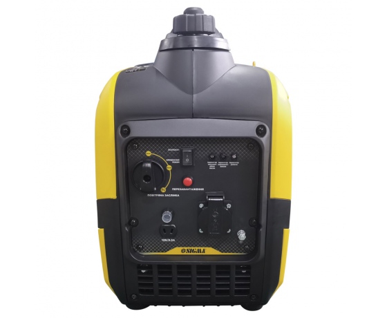 Фото 4 - Генератор инверторный бензиновый 2.2/2.5кВт 50дБ 4-х тактный ручной запуск SIGMA (5710631)