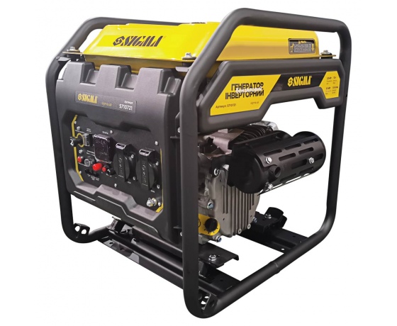 Фото 2 - Генератор инверторный бензиновый 2.2/2.5кВт 12л 4-х тактный ручной запуск SIGMA (5710721)