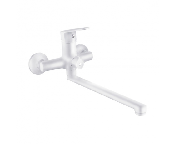 Фото 2 - Смеситель s37 Ø35 для ванны излив прямой 350мм дивертор встроенный картриджный (W) AQUATICA (9737222)