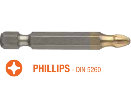 Фото 2 - Насадка викруткова USH PHILIPS PH2 x 50 мм Torsion 10 шт