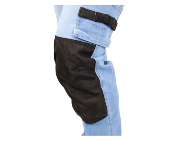 Фото 10 - Штани робочі джинс стрейч YATO розмір S/ 74-82 см, ріст- 164-172 см, голубі, 17 кишень, 71% бав, 25