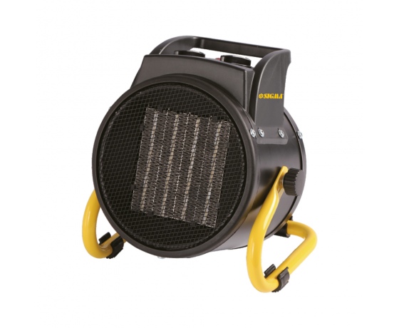 Фото 2 - Электрическая тепловая пушка с керамическим нагревателем 3.0кВт (металл) SIGMA (5359471)