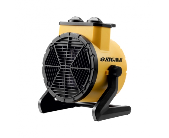 Фото 2 - Электрическая тепловая пушка с керамическим нагревателем 2.0кВт (ударостойкий пластик) SIGMA (5359531)