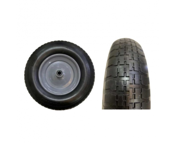 Фото 2 - Колесо для тачки бескамерное полиуретановое 14