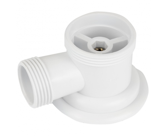 Фото 7 - Cифон для ванны с пробкой на цепочке и адаптером Ø40/50мм WIRQUIN (9543420)