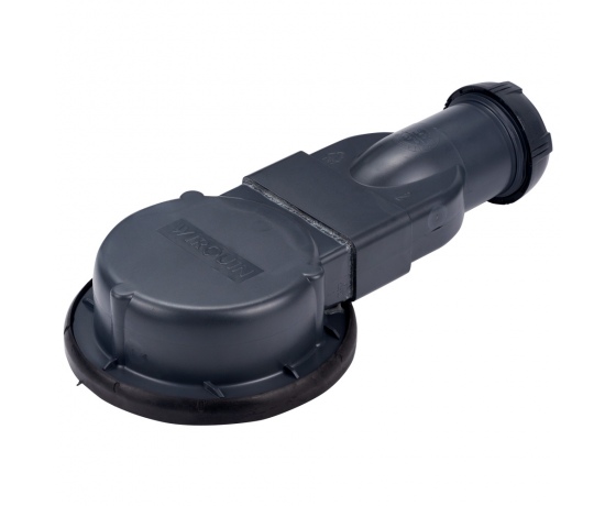 Фото 6 - Сифон для душевого поддона Slim Ø90мм с мембраной Ø40/43мм WIRQUIN (9544000)