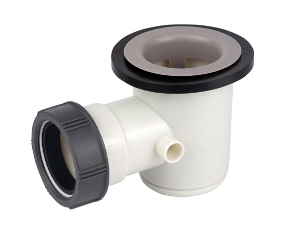 Фото 3 - Сифон для душевого поддона Tourbillon Ø50мм с адаптером Ø40/50мм WIRQUIN (9544120)