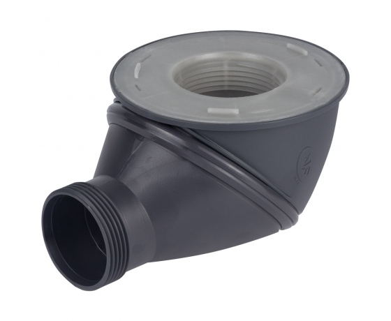 Фото 5 - Сифон для душевого поддона James Ø90мм с адаптером Ø40/50мм WIRQUIN (9544400)