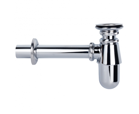 Фото 6 - Сифон для раковины латунный с пробкой на цепочке 1¼