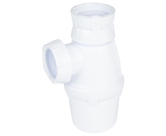 Фото 3 - Сифон для раковины с донным клапаном Click-Clack и переливом 1¼