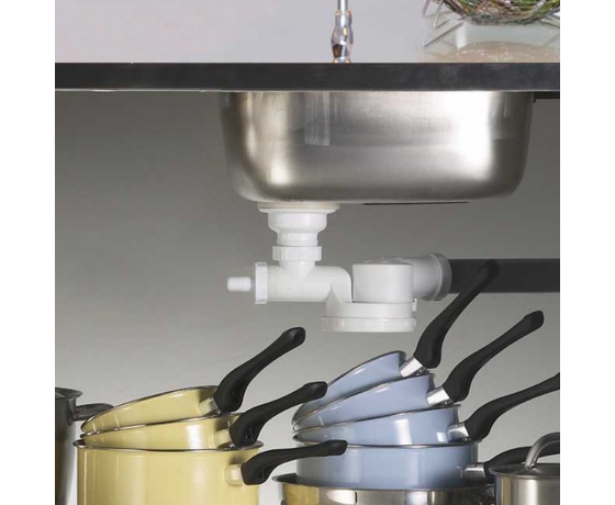 Фото 3 - Сифон для кухонной мойки Espace 1½