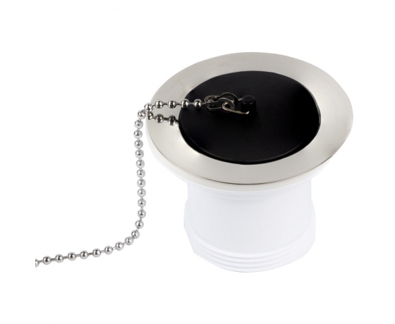 Фото 5 - Клапан донный для кухонной мойки с пробкой на цепочке 1½