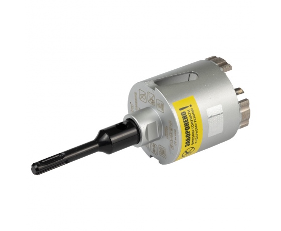 Фото 6 - Коронка алмазная по бетону Ø72мм + хвостовик 110мм М16 SDS-plus ULTRA (1510762)