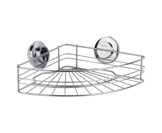 Фото 3 - Корзина на вакуумных присосках угловая s38 294×210×90мм AQUATICA (9783831)