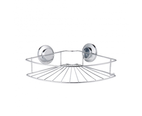 Фото 2 - Корзина на вакуумных присосках угловая s38 294×210×90мм AQUATICA (9783831)