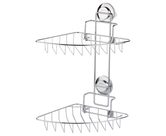 Фото 5 - Корзина на вакуумных присосках двойная s38 212×252×373мм AQUATICA (9783832)