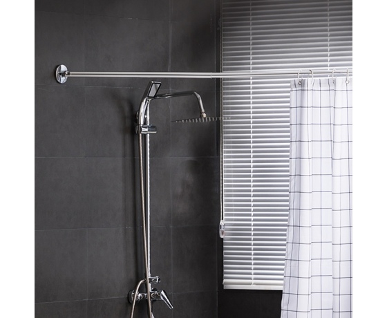 Фото 6 - Карниз телескопический на вакуумных присосках s38 1150-1800мм AQUATICA (9783834)