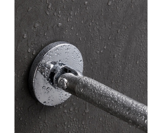 Фото 7 - Карниз телескопический на вакуумных присосках s38 1150-1800мм AQUATICA (9783834)