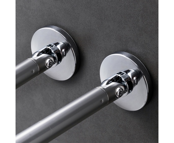 Фото 8 - Карниз телескопический на вакуумных присосках s38 1150-1800мм AQUATICA (9783834)