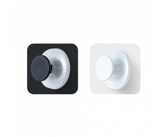 Фото 2 - Крючки на вакуумных присосках s42 Ø40×40мм черный/белый (6шт) AQUATICA (9784282)