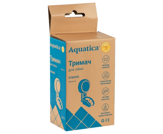 Фото 7 - Держатель для лейки на вакуумной присоске s42 64×79×104мм AQUATICA (9784295)