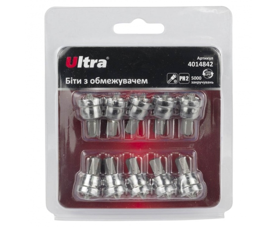 Фото 2 - Биты с ограничителем PH2×25мм ¼