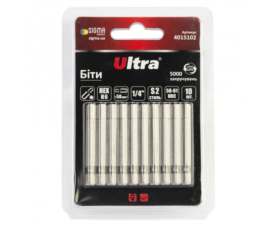 Фото 2 - Биты HEX 6×50мм ¼