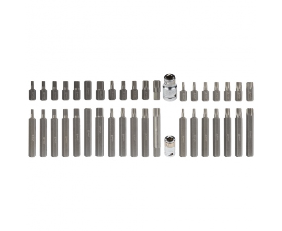 Фото 3 - Набор бит HEX TORX Spline 10мм 40шт S2 (металл кейс) ULTRA (4017092)