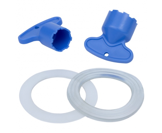 Фото 6 - Смеситель KT Ø35 для кухни гусак с выходом для питьевой воды на гайке SS AQUATICA KT-4B770P (9722121)