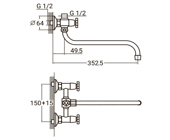 Фото 3 - Смеситель QN ½