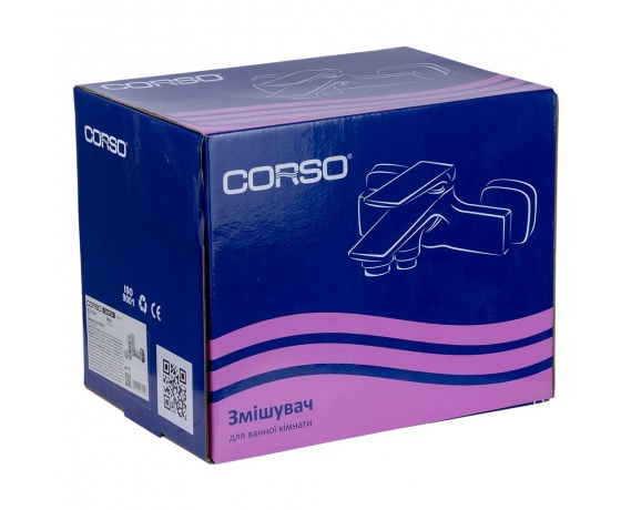 Фото 5 - Смеситель GARDA Ø35 для ванны литой CORSO BC-1C121W (9605203)