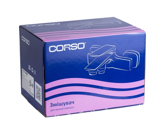 Фото 4 - Смеситель BRACCIANO Ø35 для ванны литой CORSO CF-1C136C (9617200)