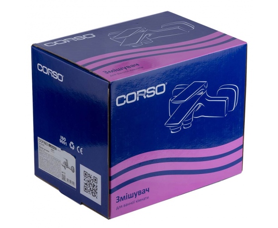 Фото 4 - Смеситель LUGANO Ø25 для ванны литой CORSO CH-1C147C (9620200)