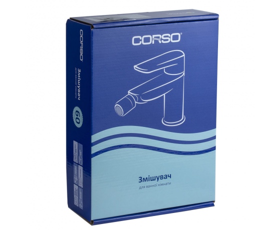 Фото 5 - Смеситель LUGANO Ø26 для биде на шпильке CORSO 9620500 (CH-1F147C)