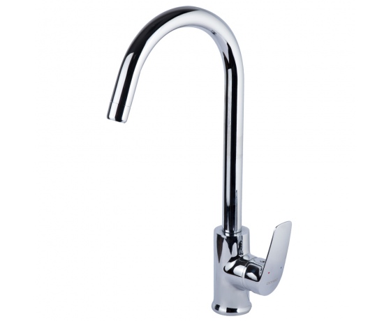 Фото 2 - Смеситель SERIO Ø35 для кухни J-излив на шпильке CORSO 9626100 (DC-5B146C)