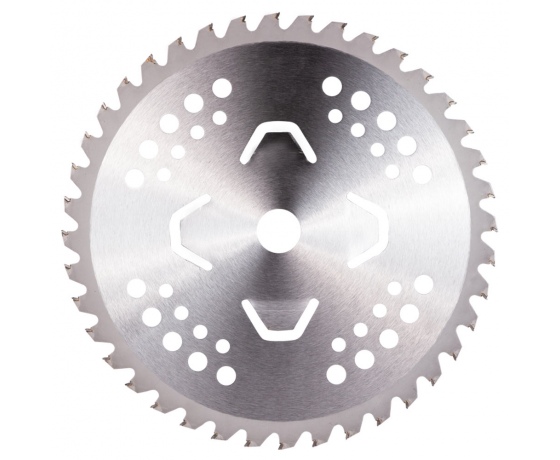 Фото 3 - Диск для триммера с твердосплавными напайками Ø255×25.4мм 40Т 4 подрезные лопасти SIGMA (5624601)