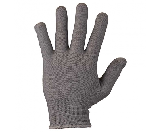 Фото 4 - Перчатки трикотажные с точечным ПВХ покрытием р8 Микроточка (серые) КРАТНО 12 парам SIGMA (9442911)