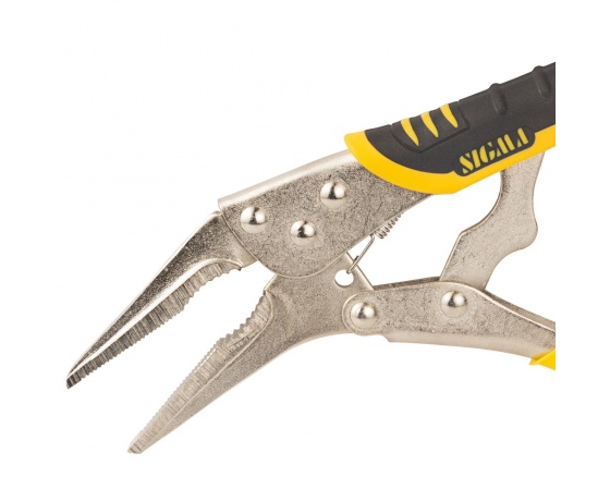 Фото 8 - Клещи зажимные универсальные прямые удлиненные 230мм CrV SIGMA (4340221)