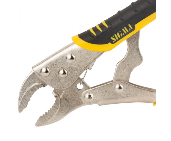 Фото 8 - Клещи зажимные универсальные полукруглые 180мм CrV SIGMA (4340251)