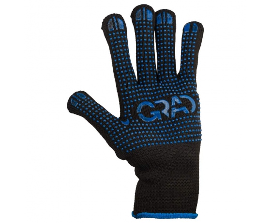 Фото 3 - Перчатки трикотажные с точечным ПВХ покрытием утепленные р10 (черные) КРАТНО 12 парам GRAD (9442345)