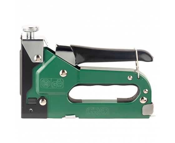 Фото 4 - Степлер с регулятором для скоб 4-14мм (зеленый) GRAD (2821115)