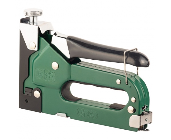 Фото 5 - Степлер с регулятором для скоб 4-14мм (зеленый) GRAD (2821115)