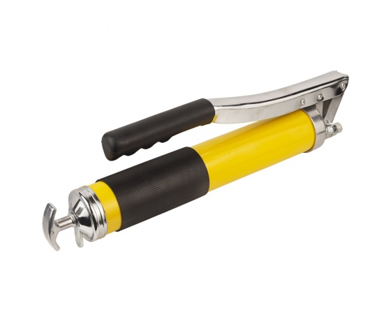 Фото 6 - Шприц-масленка рычажно-плунжерный (двухплунжерный) 600мл с гибким шлангом SIGMA (6300271)