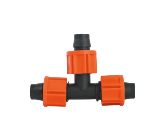 Фото 2 - Тройник для капельной ленты Ø16мм зажимной FLORA (5079344)